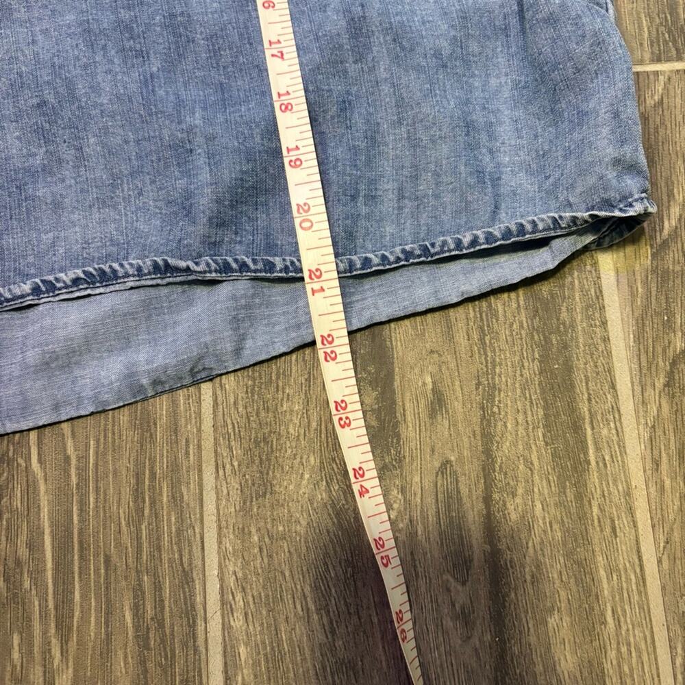 ⭐️ 3/$21 ⭐️ Splendid Women’s Indigo 3/4 Sleeve Shirt - Picture 4 of 7